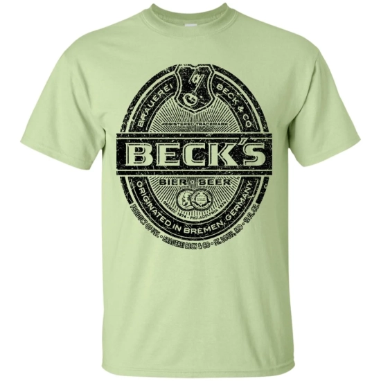 Becks Beer T Shirt Custom Designed Made In Bangladesh Manufacturer
