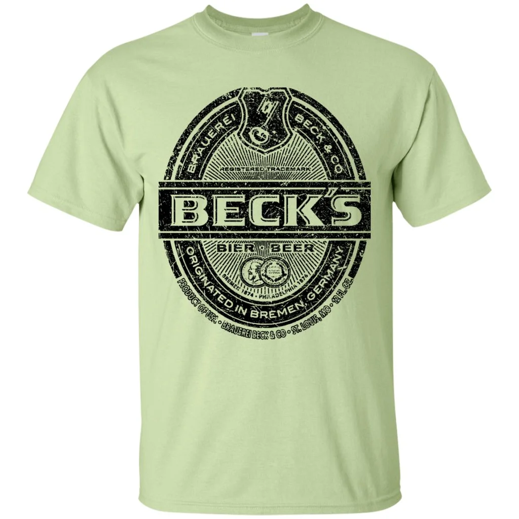 Becks Beer T Shirt Custom Designed Made In Bangladesh Manufacturer