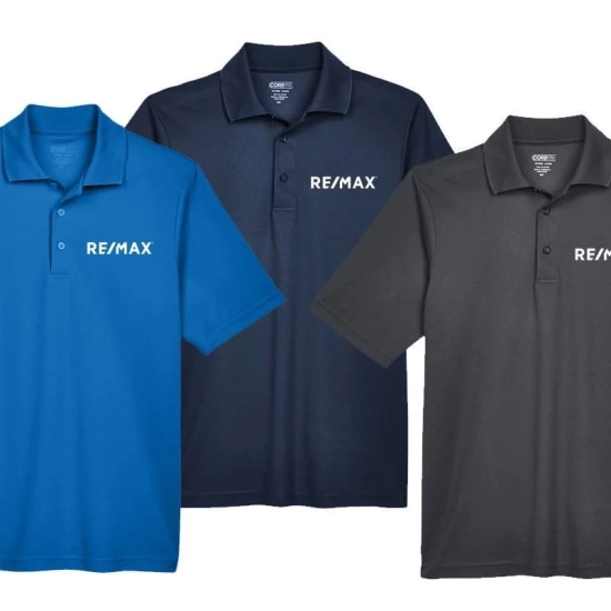 Branded Apparel Mens Performance Polyester Polos