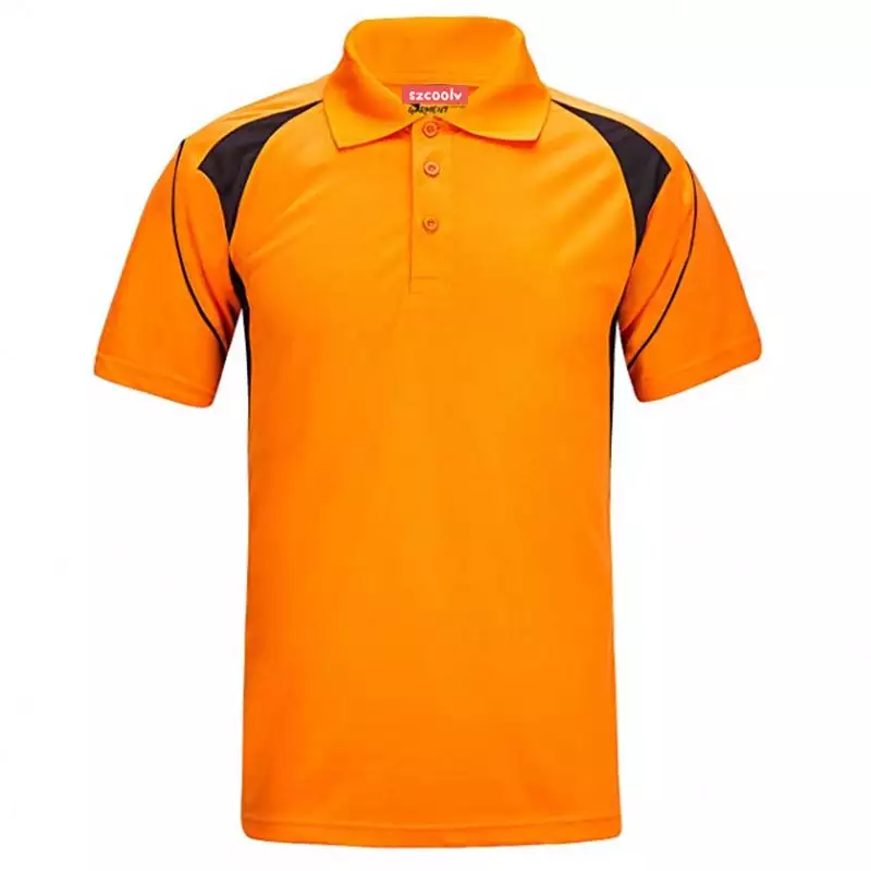 Logo Embroidered Dri Fit Mens Golf Shirts from Bangladesh Garments Factory