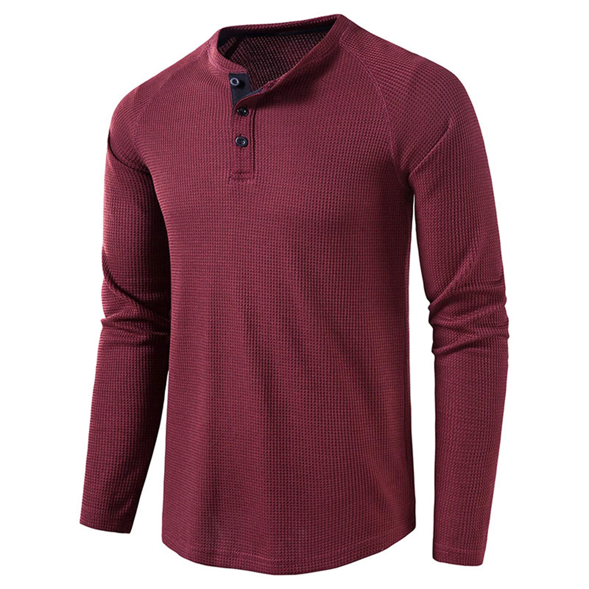 Henley Long Sleeve T Shirts