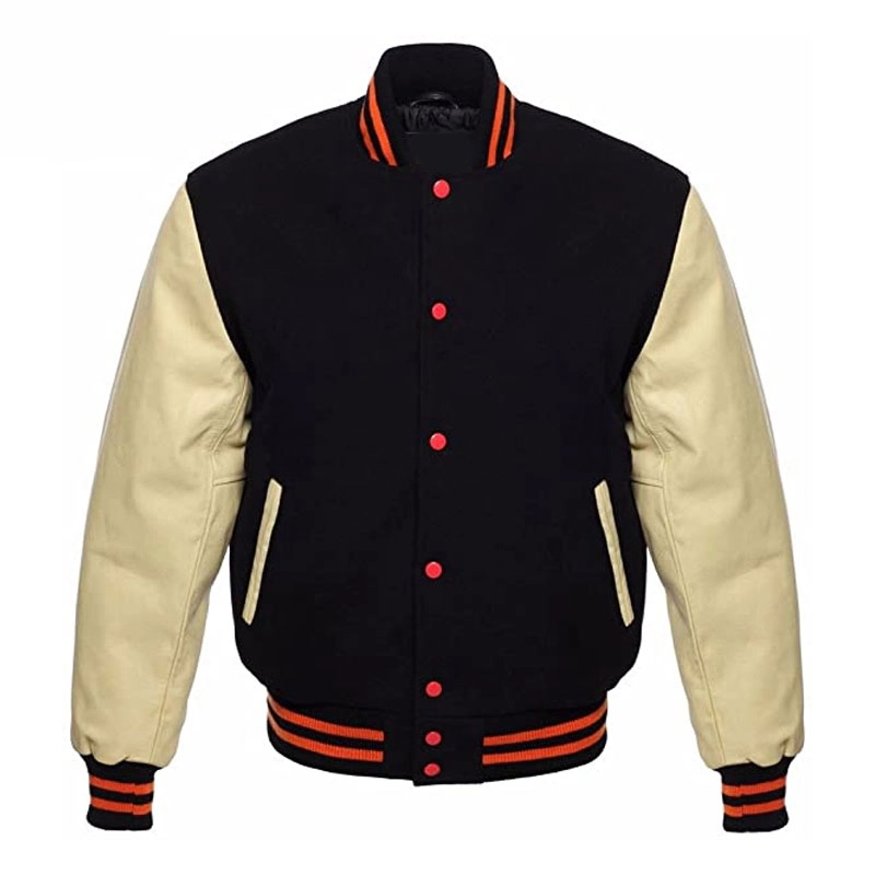 High Quality Best Selling Thick Wool Made Custom Blank Wholesale Letterman Varsity Jackets