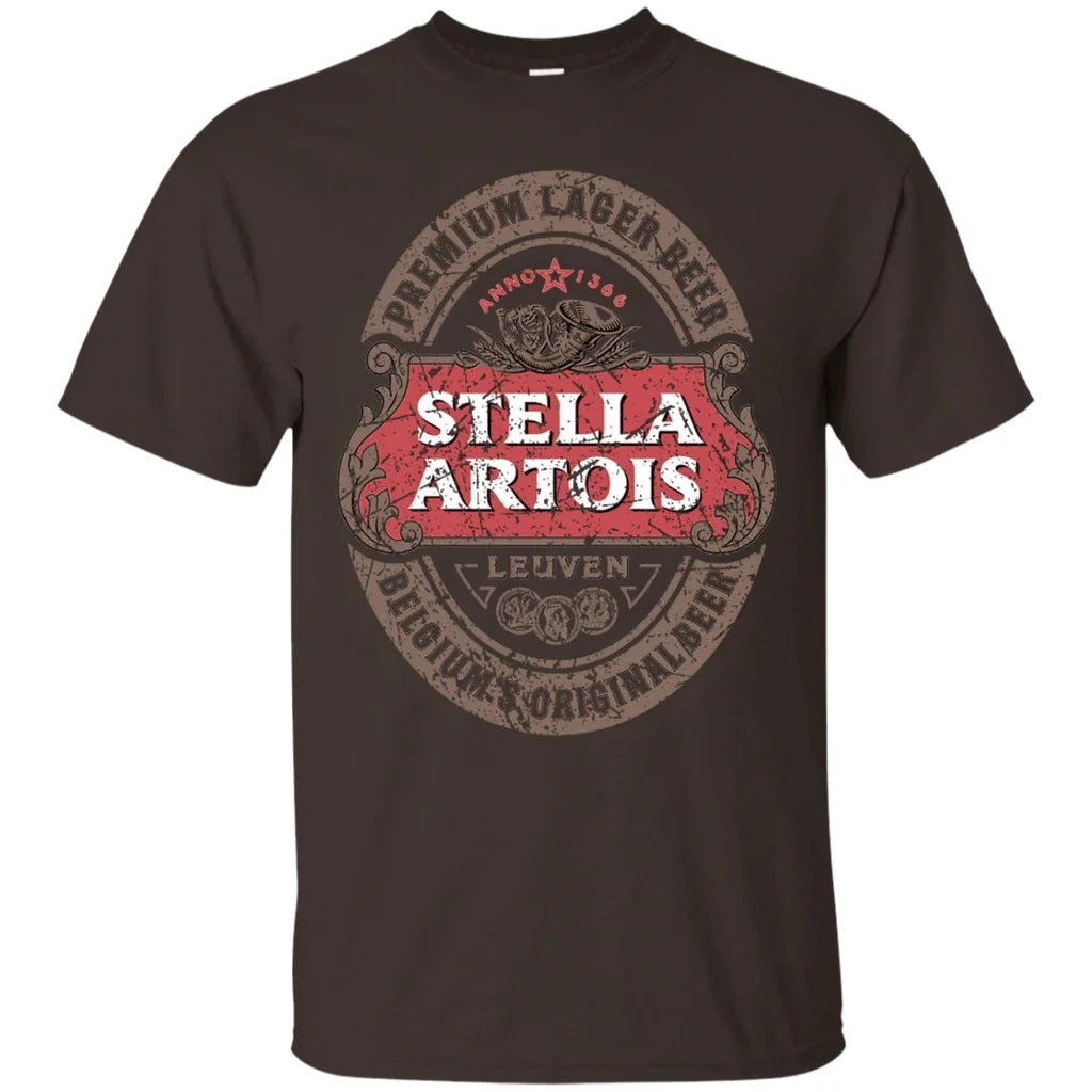 Logo Printed Promo T-shirts Made In Bangladesh Wholesale Stella Artois Beer T-shirt Custom