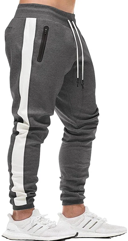 Mens Joggers Sweatpants With Stripes Factory In Bangladesh