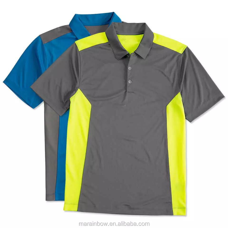 Moisture Wicking Polyester Dry Fit Performance Polo Shirt