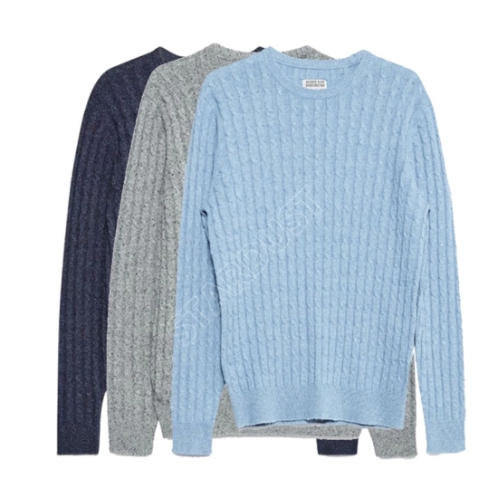 Solid Color Merino Men S Sweatshirt 100 Australian Merino Wool Knitted Crew Neck Jumper Sweater