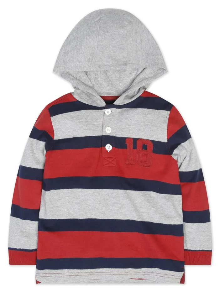 Stripe Hooded Top Bangladesh Wholesale Manufacturer