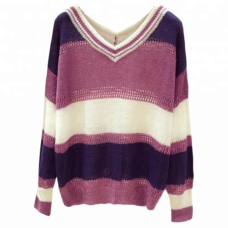 V Neck Sweater Manufacturer Long Sleeves