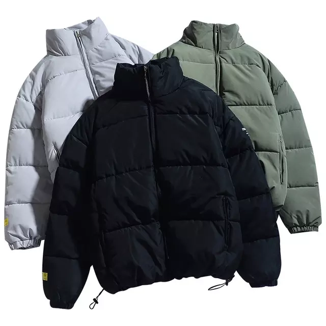 Wholesale Custom Man Stand Collar Winter Puffer Jacket Blank Down Jacket High Quality Fashion Style Jacket For Man