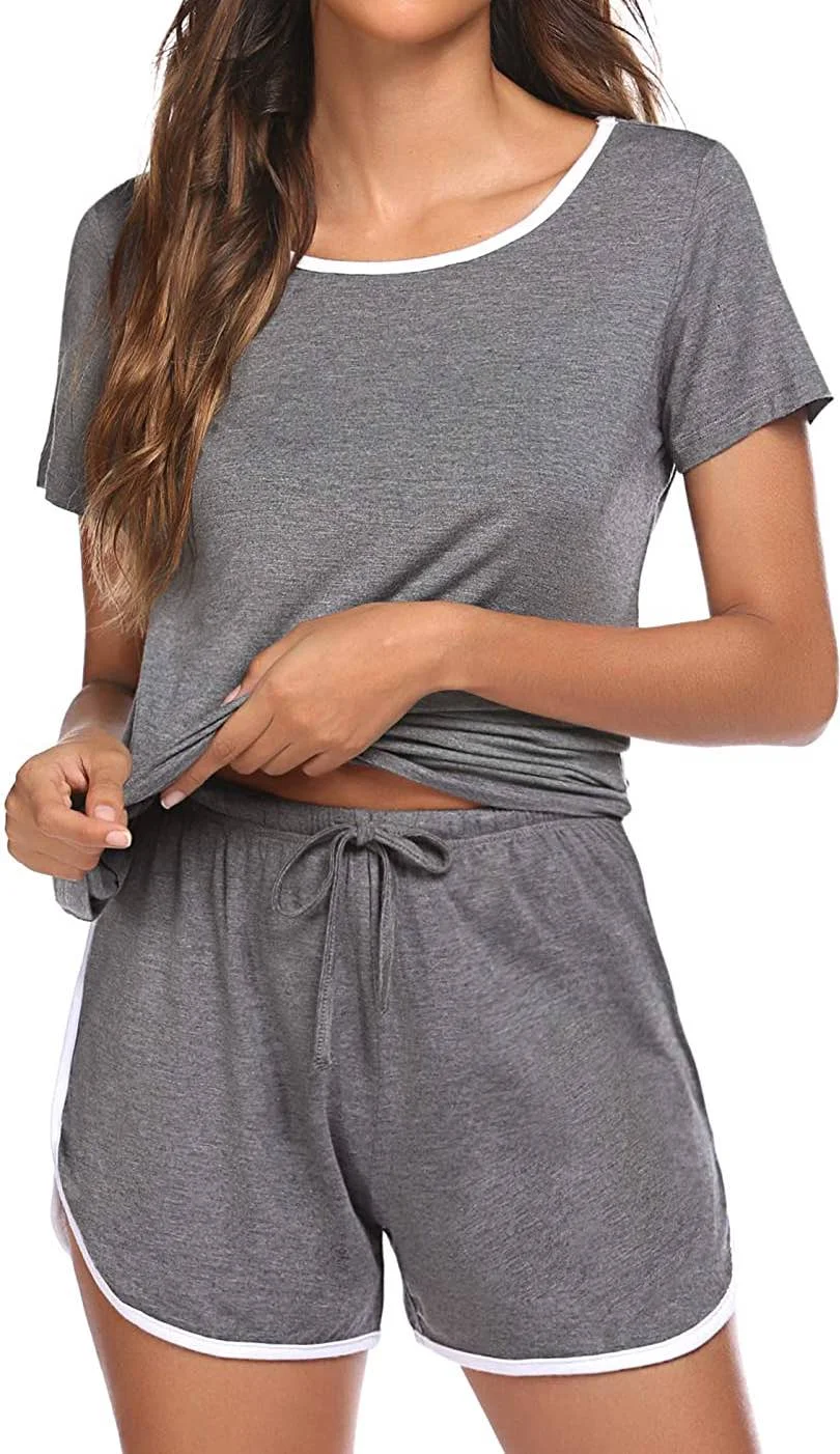 Wholesale Womens Casual 2 Piece Short Sleeve Outfits Sets Summer Sexy Active Tracksuits Manufacturer Supplier In Bangladesh