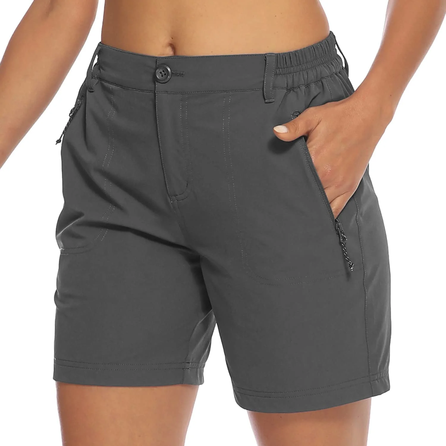 Womens Hiking Cargo Shorts Quick Dry With Pockets Lightweight Running Golf Outdoor Active Summer Shorts