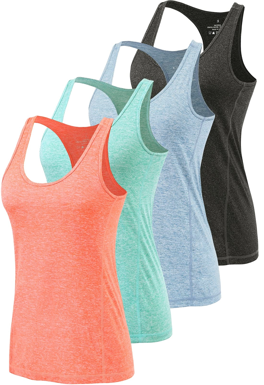 Workout Tank Tops Women Yoga Racerback Tanks Athletic Quick Dry Activewear