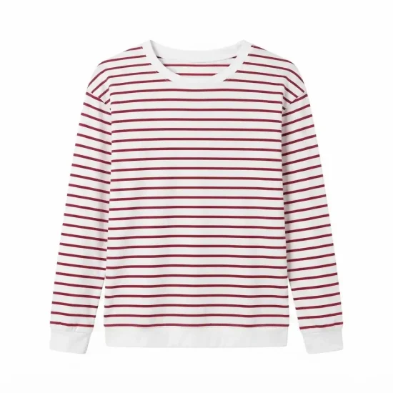 Women's Striped Pullover T-shirt Manufacturer Bangladesh
