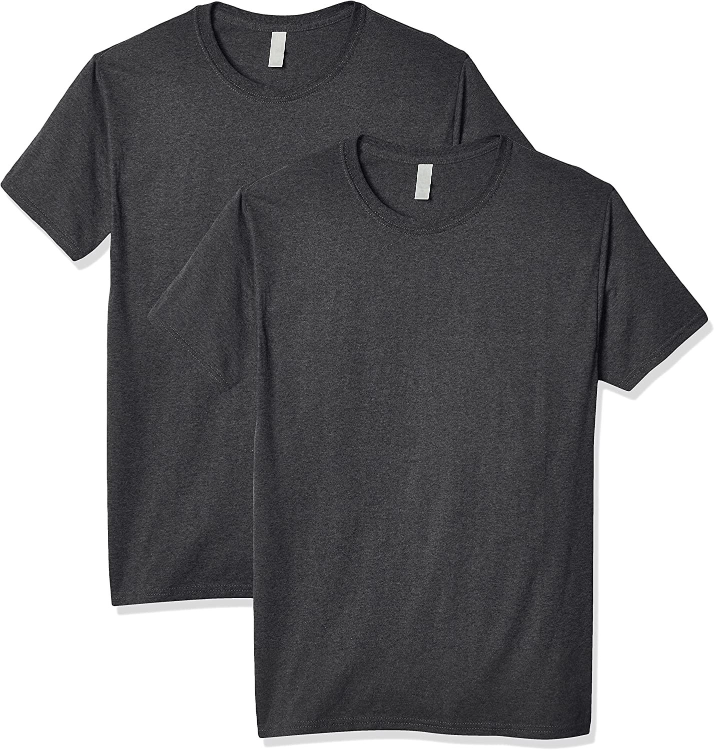 Black Heather Mens Tri Blend T Shirt