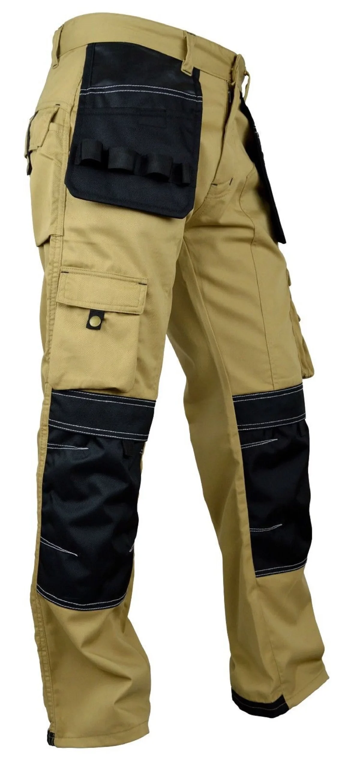 Construction Pants Men Utility Work Pants Heavy Duty Reinforcement Workwear Trousers Carpenter Pants Cordura Pants