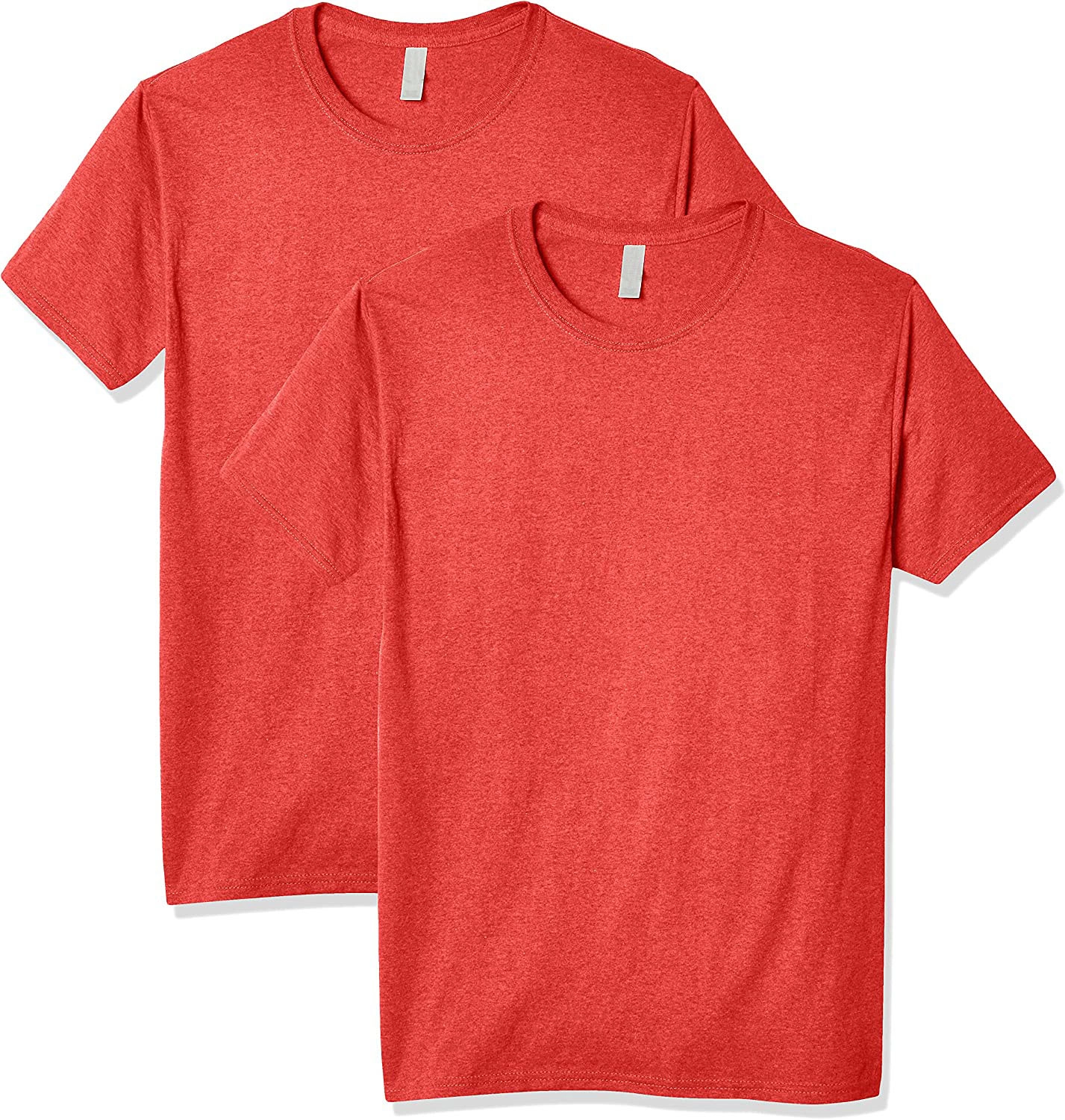 Fiery Red Heather Mens Tri Blend T-shirt
