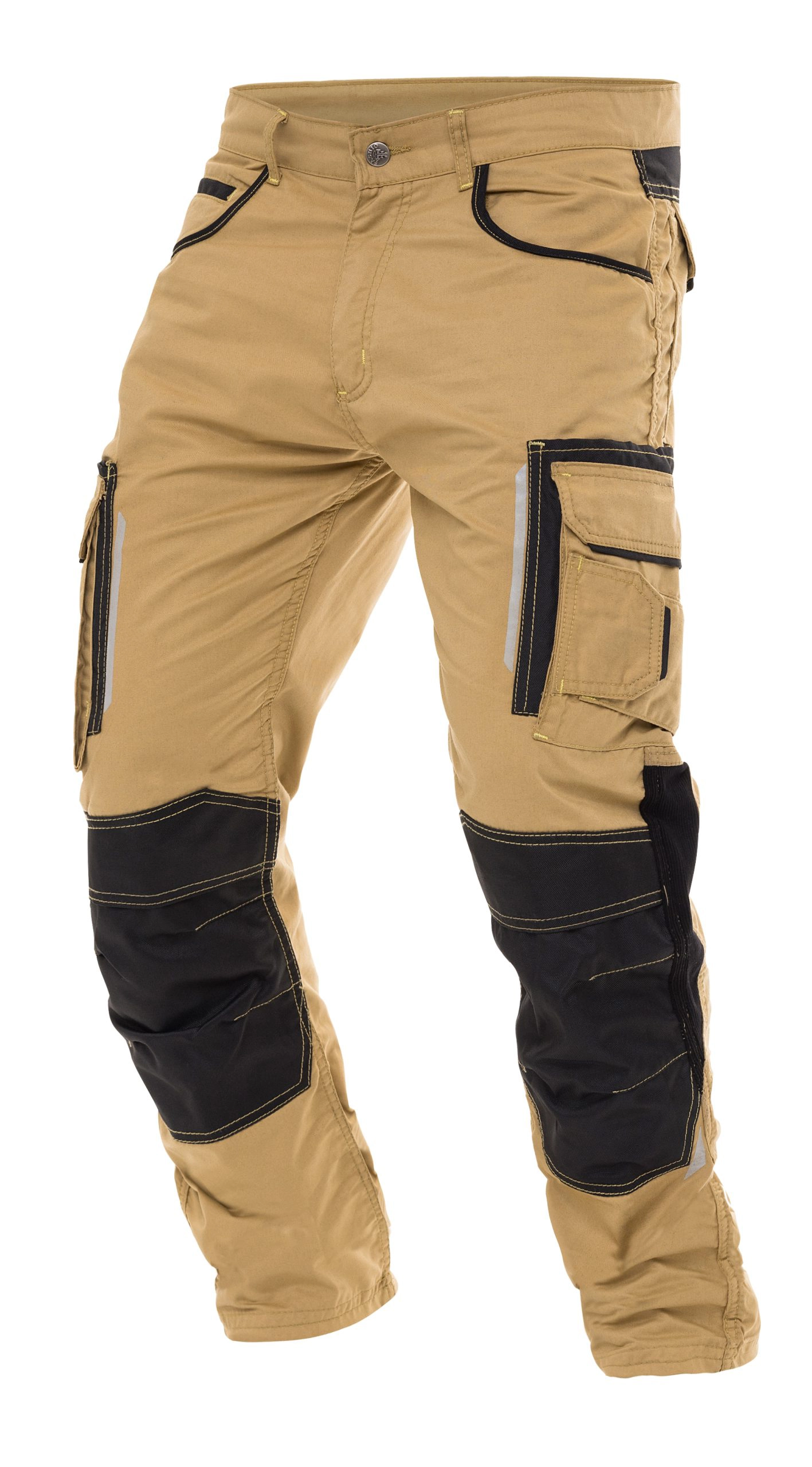 Mens Construction Pants Men Utility Work Pants Heavy Duty Reinforcement Workwear Trousers Carpenter Pants Safety Cordura Pants