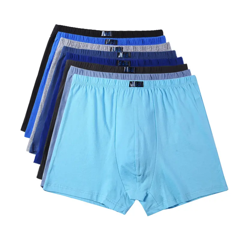 Cotton High Waist Boxers Mens Cotton Loose Boxer Shorts