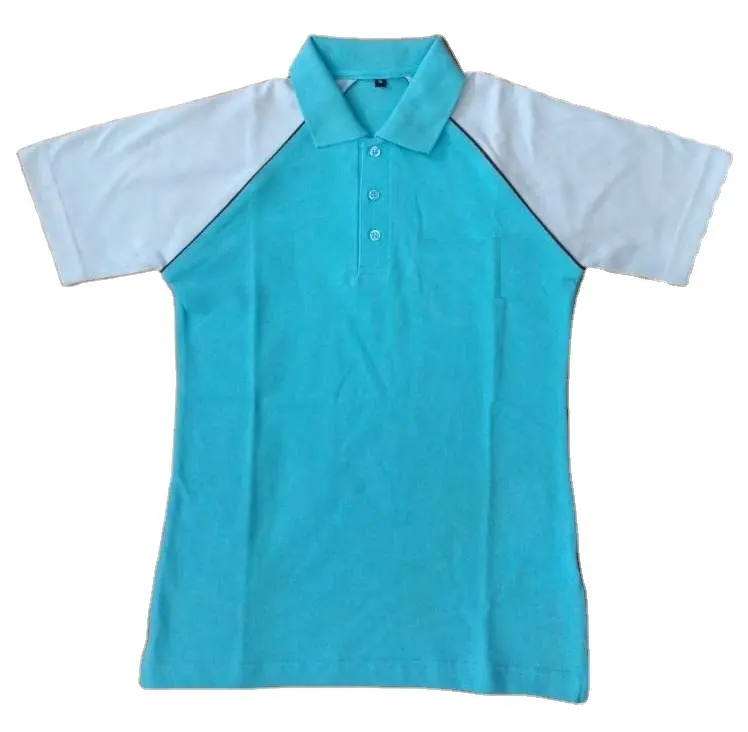 Custom Pattern Middle School Uniforms Polo T Shirt
