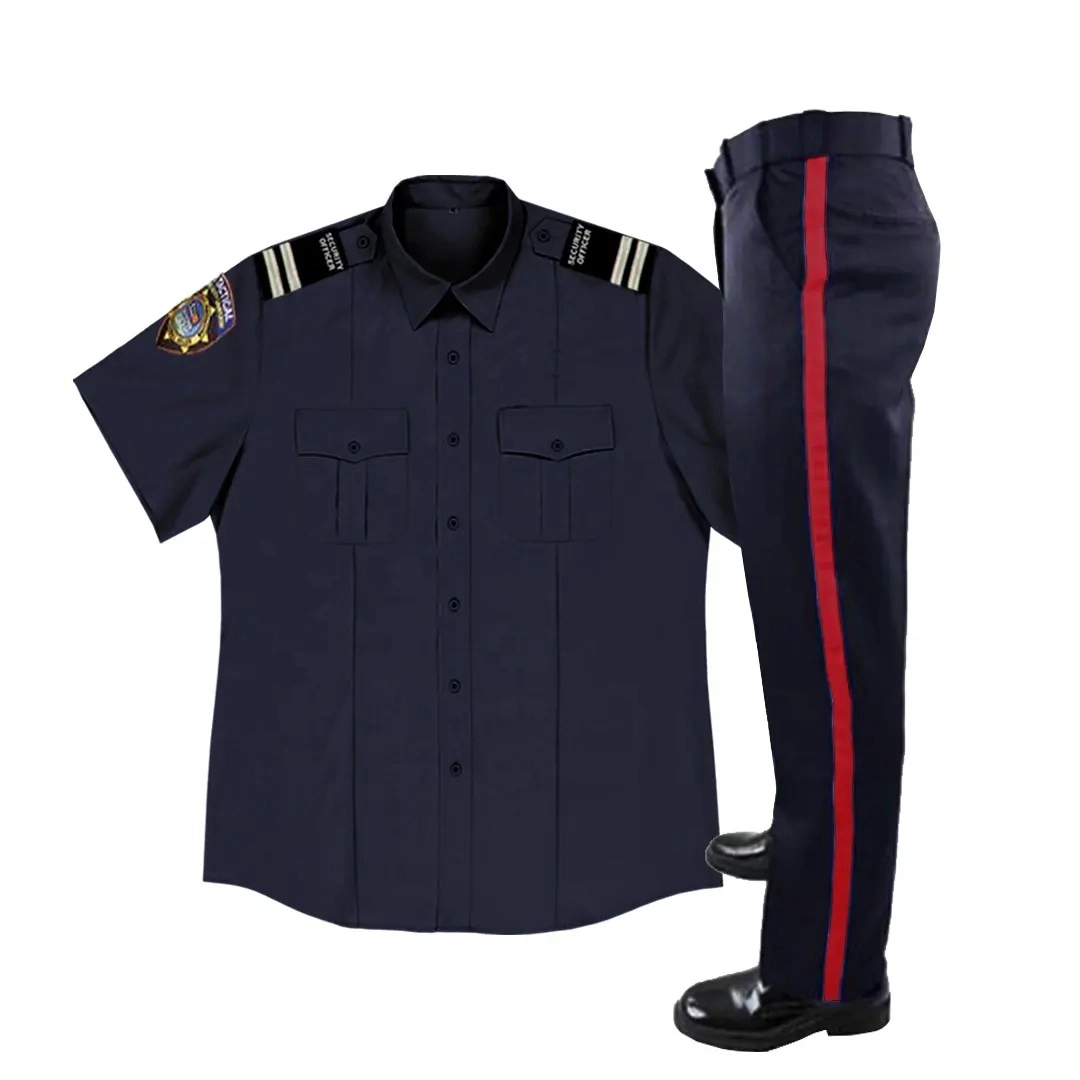 Customized Navy Black Private Security Guard Uniforms