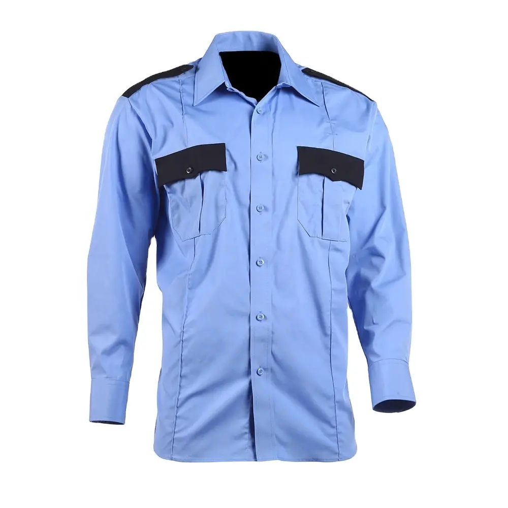 Oem Security Guard Uniforms Men Shirt Manufcaturer