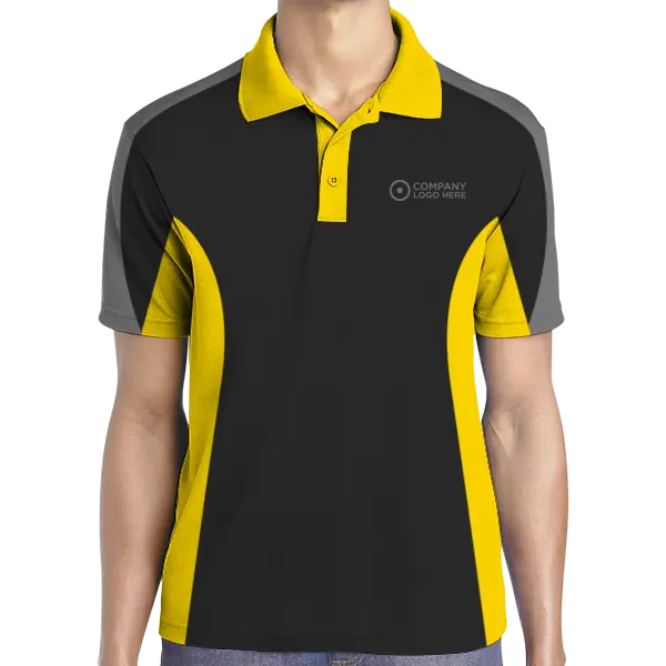 Two Color Polo Shirt Embroidered Corporate Wear
