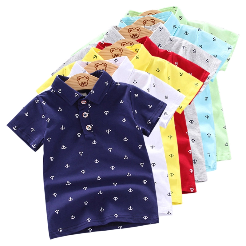 Baby Short Sleeve Full Print Polo T Shirt From Bangladesh