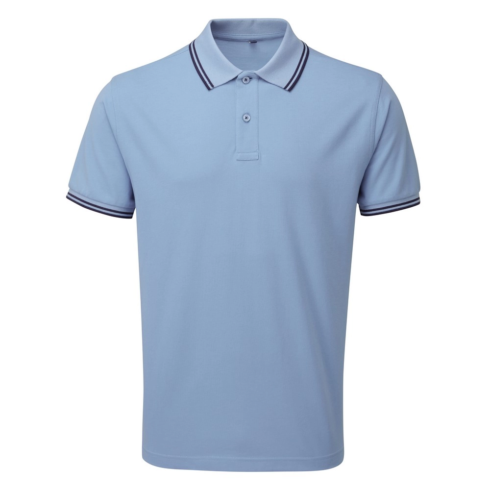 Mens Classic Fit Tipped Polo Shirt