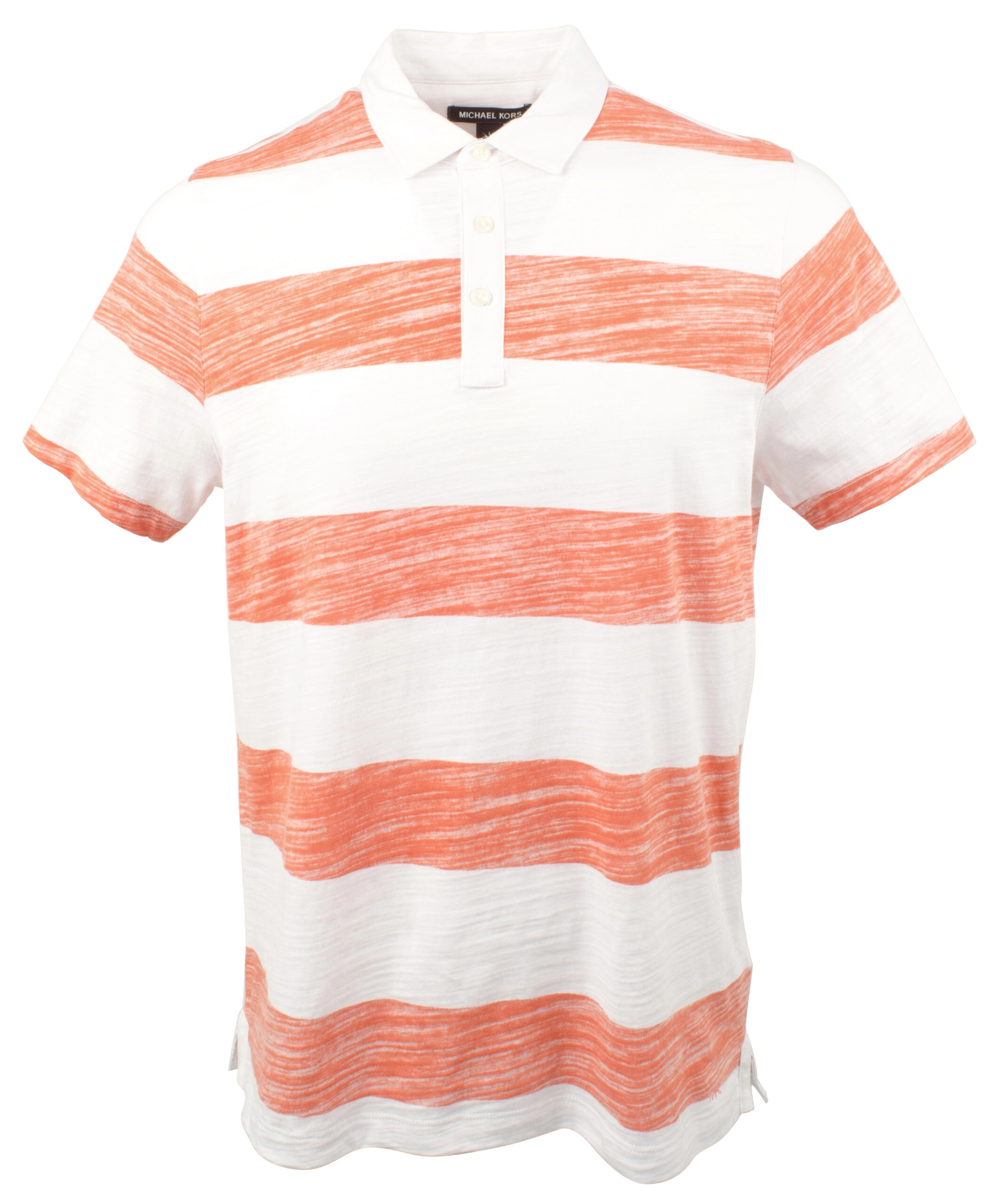 Men's Striped Lightweight Polo Shirt