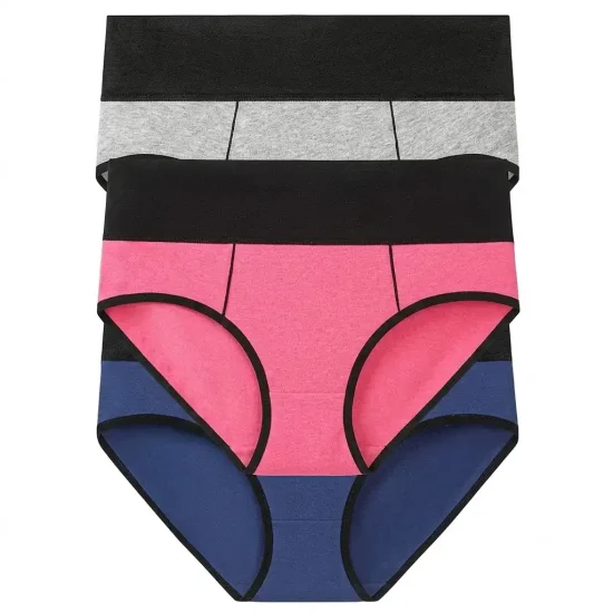 Women Cotton High Waist Panties From Bangladesh Factory