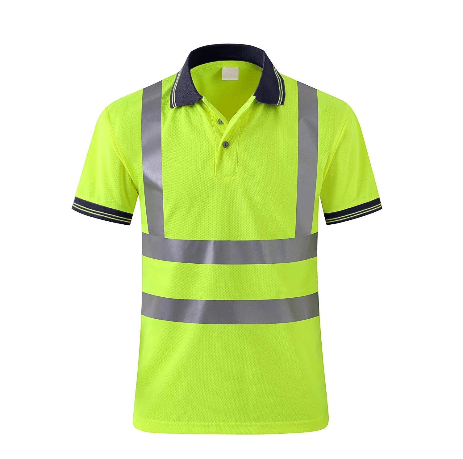 High Visibility Reflective Construction Work Wear Polo Shirt Supplier