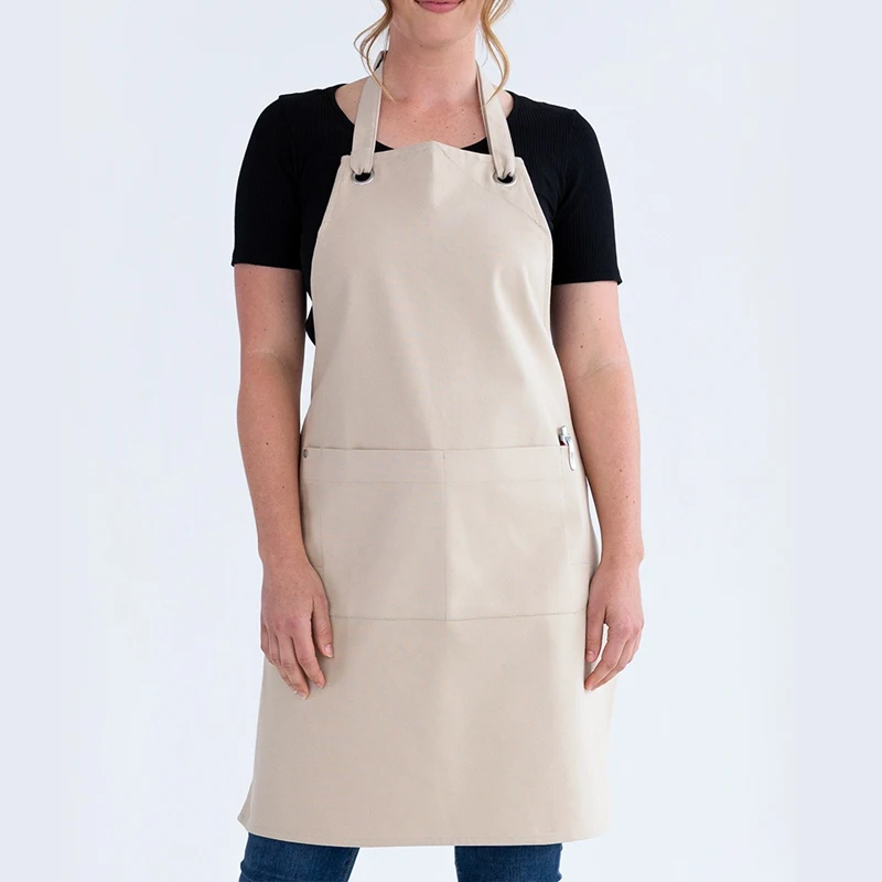 Cotton Canvas Aprons With Pocket