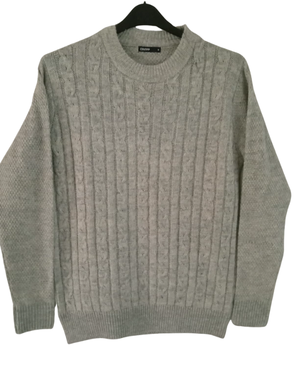 Men’s Front Cable Crew Neck Pullover Manufacturer In Bangladesh