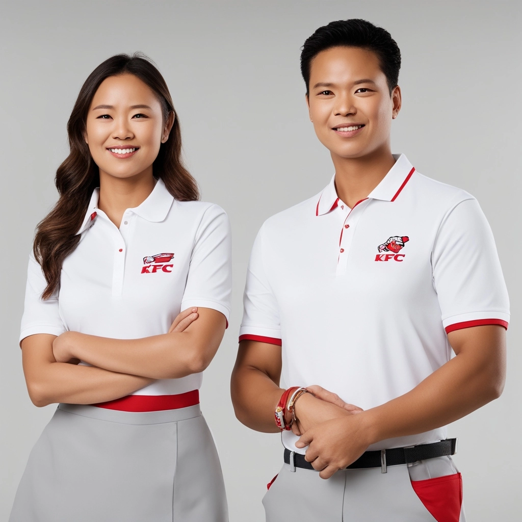 Kfc Uniform Polo Shirt Manufactur In Bangladesh