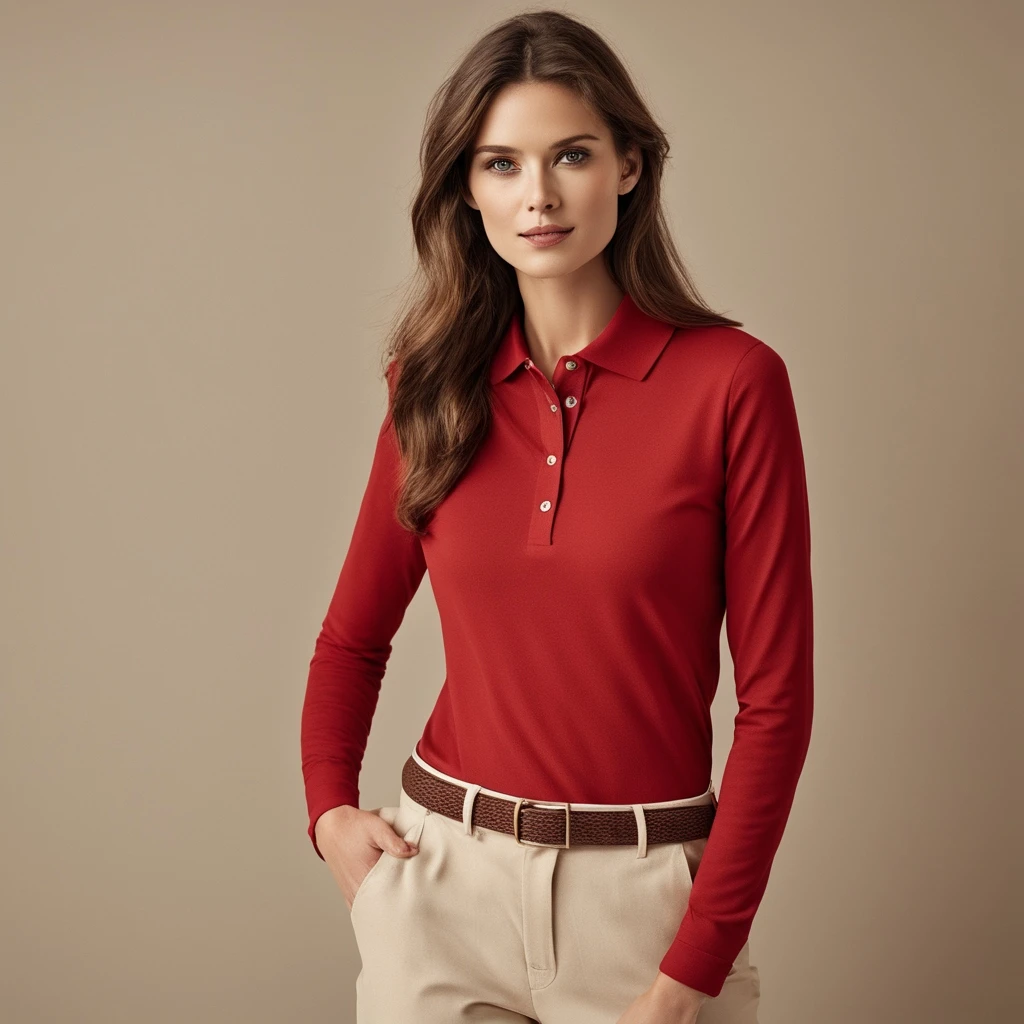 Bangladesh Long Sleeve Pique Polo Shirts for UAE Importers