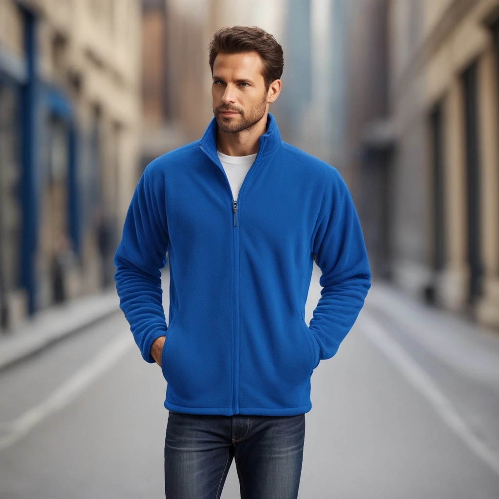 Manufacturers of Logo Embroidered Fleece Jackets for Europe
