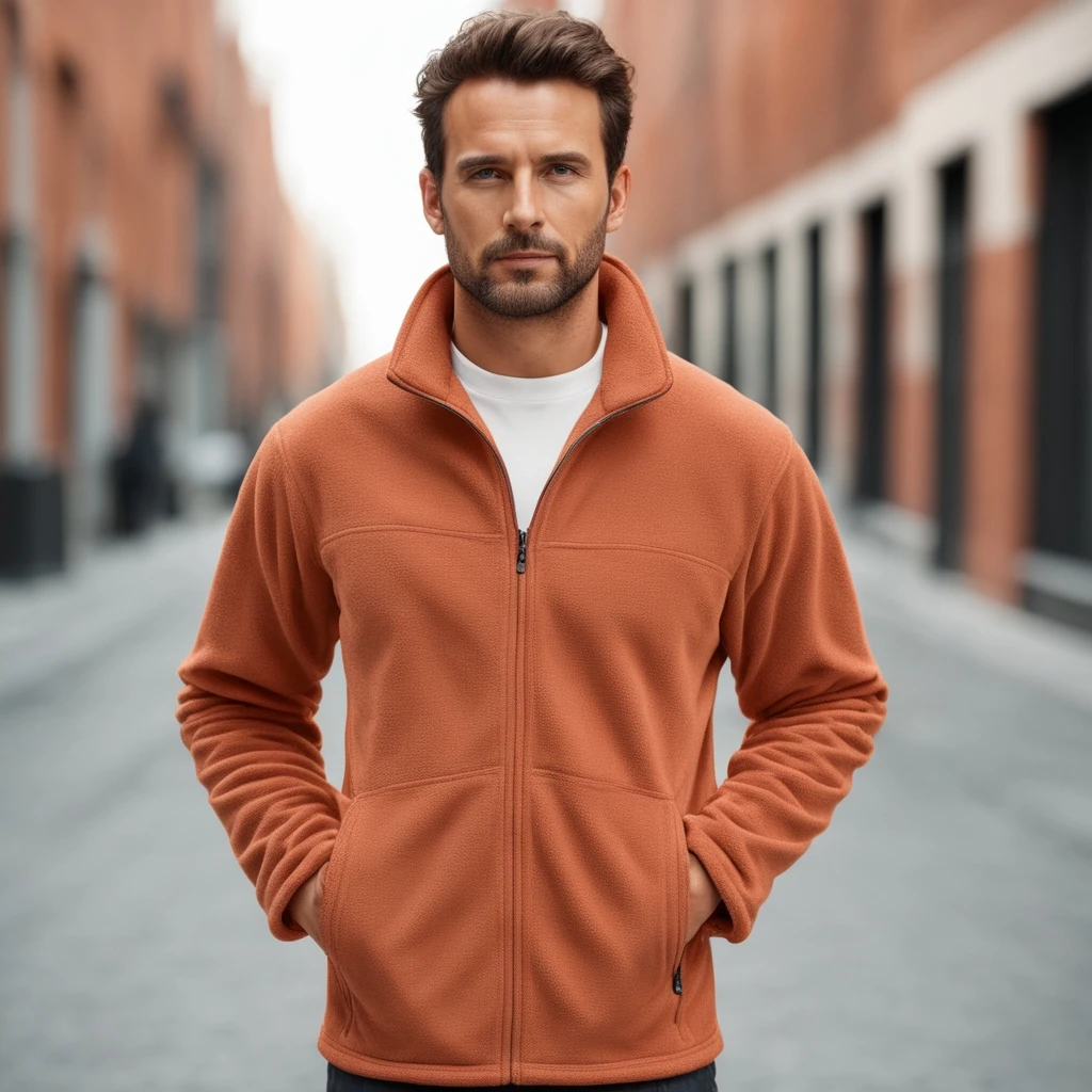 Manufacturers of Logo Embroidered Fleece Jackets for Netherlands
