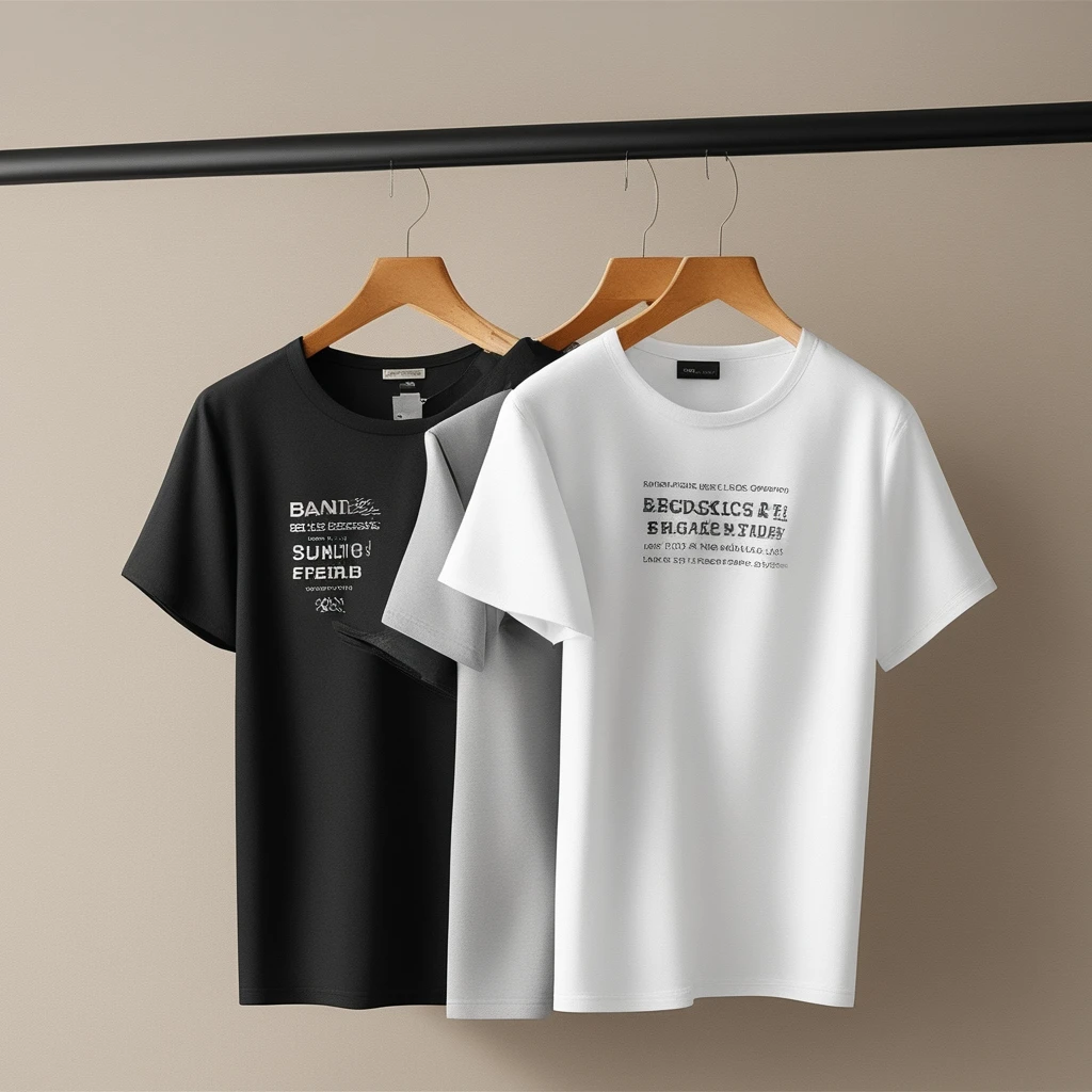 Overseas T-shirt Production with Logo Printing Services