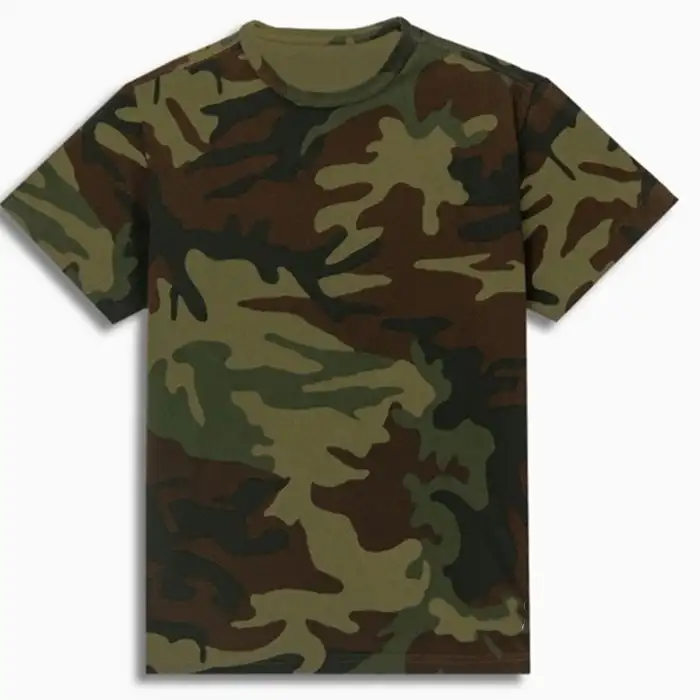 Cotton Camo T-shirt Camouflage Design