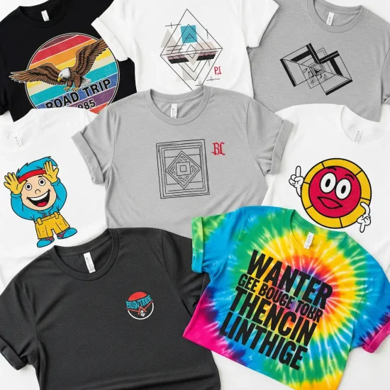 Made in Bangladesh Custom Printed T-shirt for USA