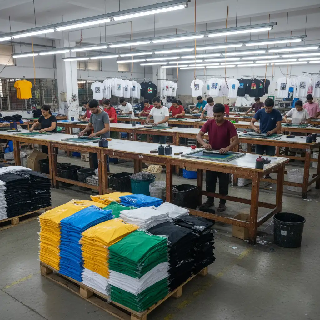 Fast Shipping on Blank T-shirt Bulk Orders to USA