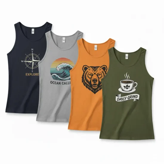 Affordable Graphic Tank Tops for USA Market