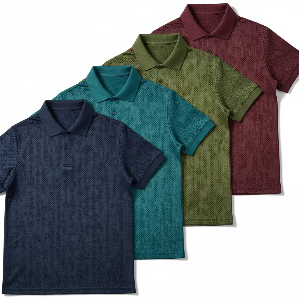 Affordable Mesh Fabric Polo Shirts Exporters to USA
