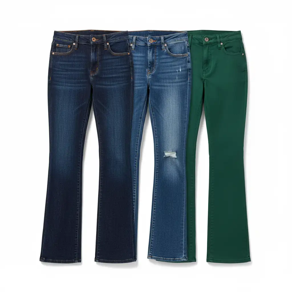Affordable Women Bootcut Jeans Manufacturing for US Importers