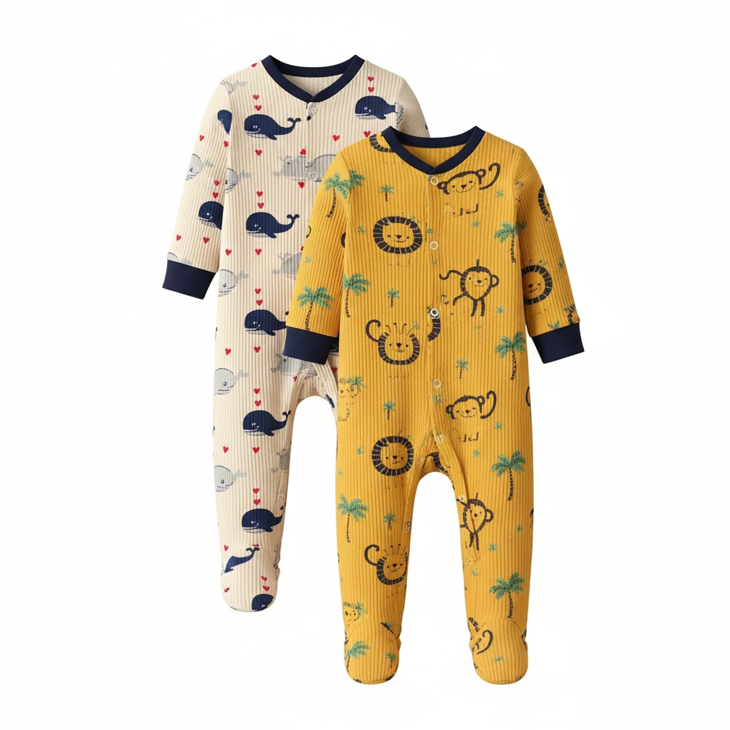 Baby Pajamas | Italy & American Retailers Custom Manufacturing & Eco Friendly