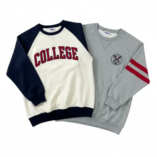 Baseball Sweatshirts | Manufacturer for American & European Brands
