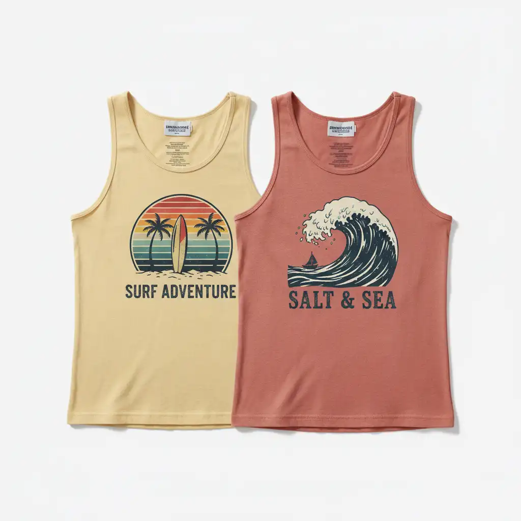 Beach Tank Tops | Custom Bulk Manufacturer for European & USA Brands
