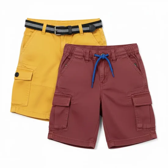 Boys Cargo Shorts | OEM Manufacturer for European & USA Clients