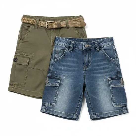 Boys Cargo Shorts | Wholesale Supplier for European & USA Brands