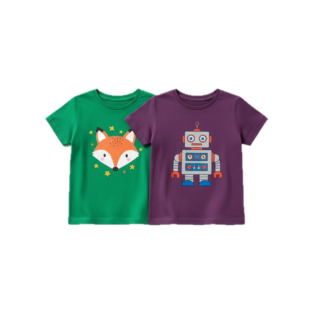 Children T-shirts | France Brands Custom Logo T-shirt Production Expert